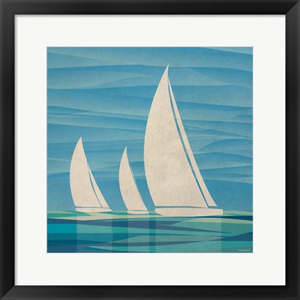 Framed Water Journey II Print