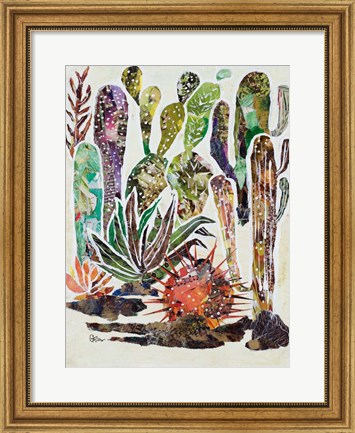 Framed Desert Garden II Print