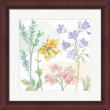 Framed Peaceful Petals VII Print