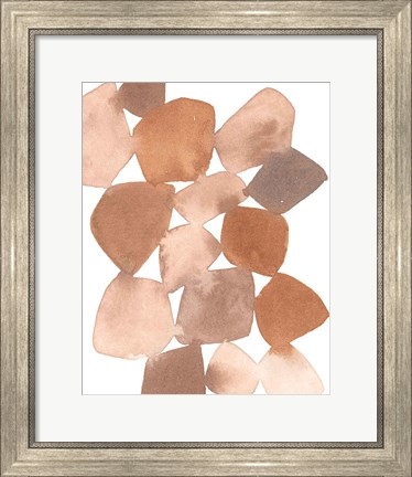 Framed Boho Beautiful II Brown Print