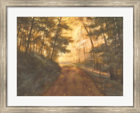 Framed Golden Forest Print