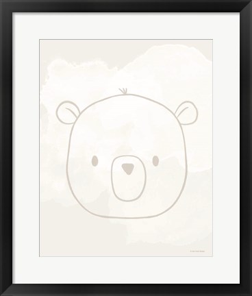 Framed Soft Bear Print