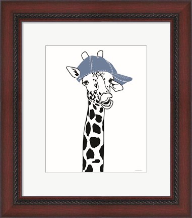 Framed Team Roster Giraffe Print