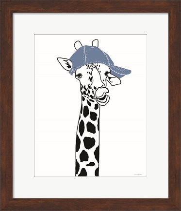 Framed Team Roster Giraffe Print