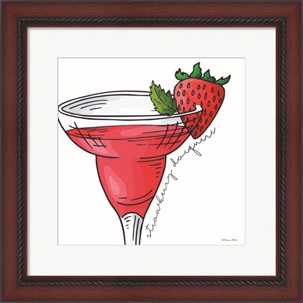 Framed Strawberry Daiquiri Print