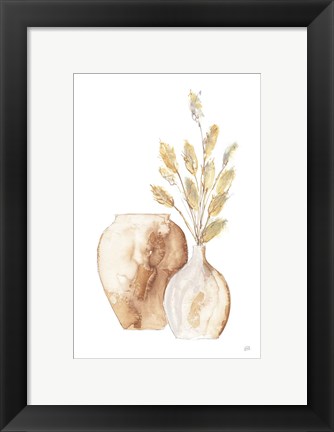 Framed Vase Bunny Tail Print