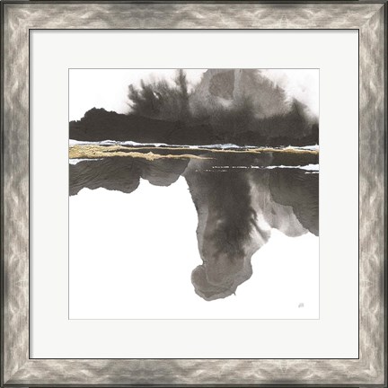 Framed Mountain Reflection Print