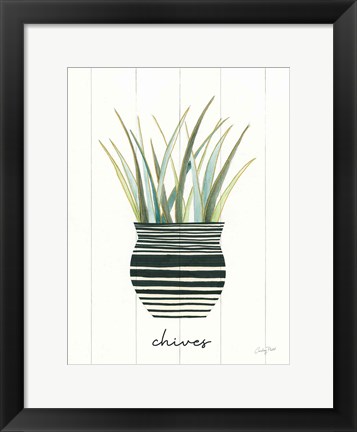 Framed Herb Garden VI Print