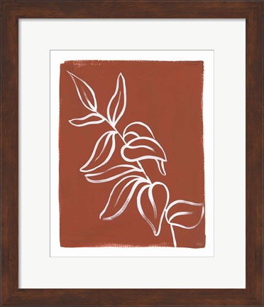 Framed Porch Plant II Print