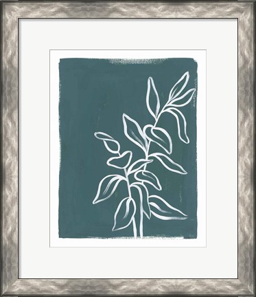 Framed Porch Plant I Print