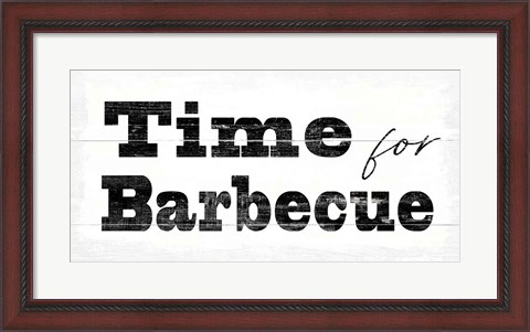 Framed Time for Barbecue Print