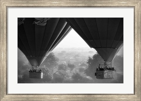 Framed In the Air Print