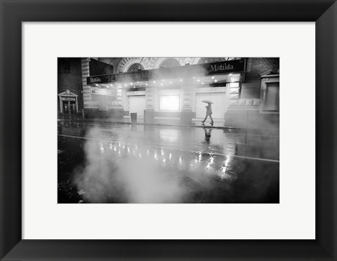 Framed Manhattan Streets , New York City Print