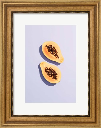 Framed Papaya 1 Print