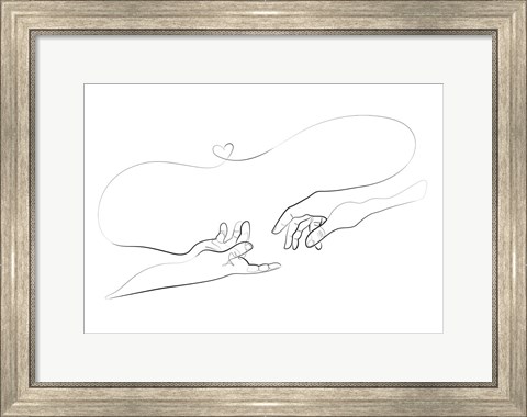 Framed Touch of Love Print