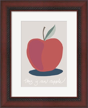 Framed This is an Apple Print