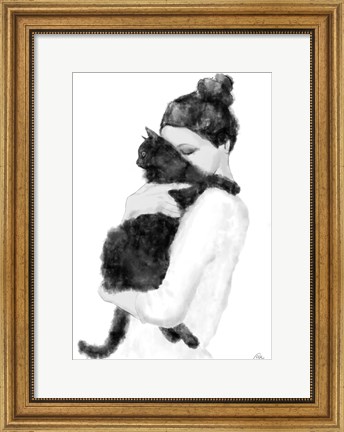 Framed Cat Lover Print