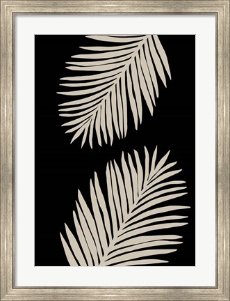 Framed Palm Leaves Print