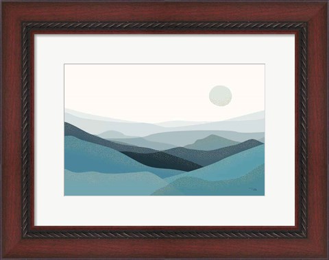 Framed Mountain Trail Print