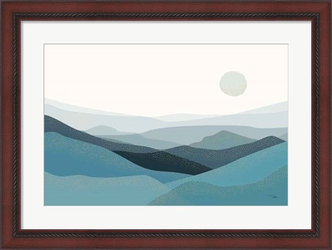 Framed Mountain Trail Print