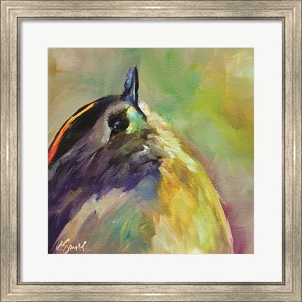 Framed Field Birds IX Print