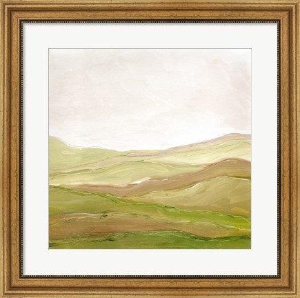 Framed Distant Hills II Print