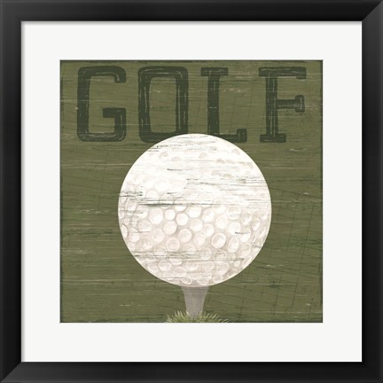 Framed Golf Days XI-Golf Print