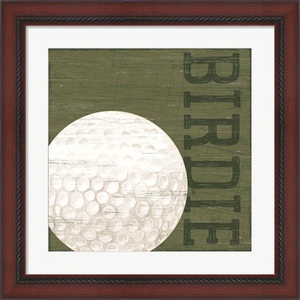 Framed Golf Days XIII-Birdie Print