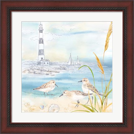 Framed By the Seashore IV Print