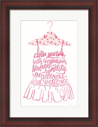 Framed Clothe Yourself Print