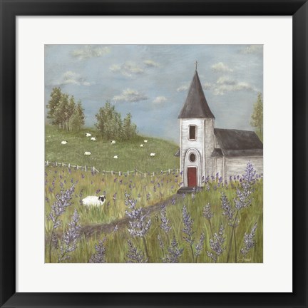 Framed Lost Sheep Print