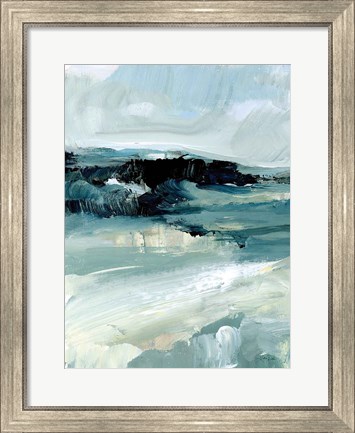 Framed Windswept Landscape II Print