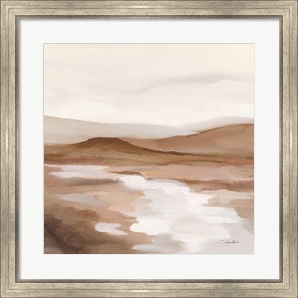 Framed Cinnamon Riverbank II Light Print