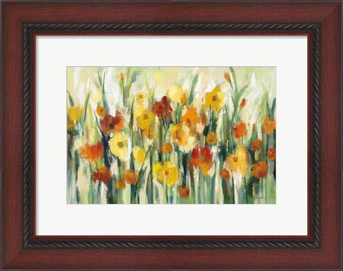 Framed End of Summer Garden Print