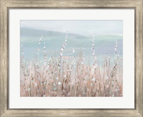 Framed Coastal Morning Blooms Print