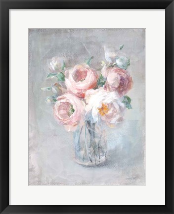 Framed Light Summer Blooms II Print