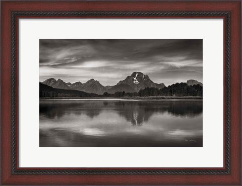 Framed Oxbow Bend Sunrise Print