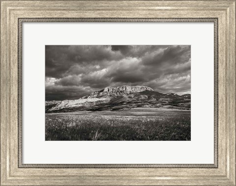 Framed Castle Reef Mountain Print