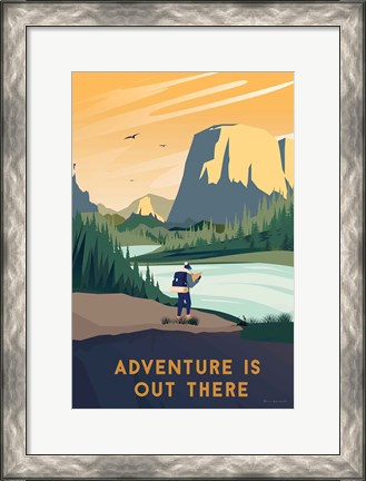 Framed Wild Adventure III Print