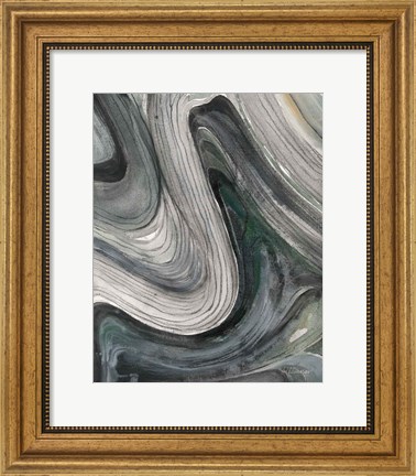 Framed Swirl II Print