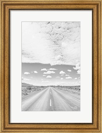 Framed Tres Hermanas Clouds Print