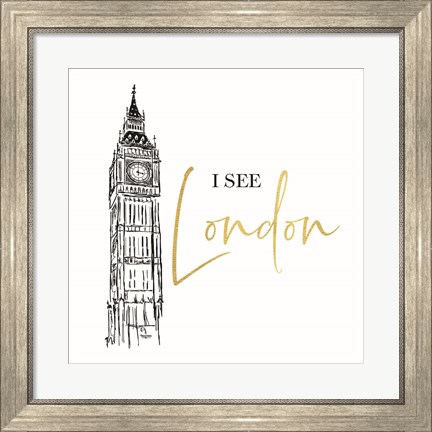 Framed Bath Art V-I See London Print