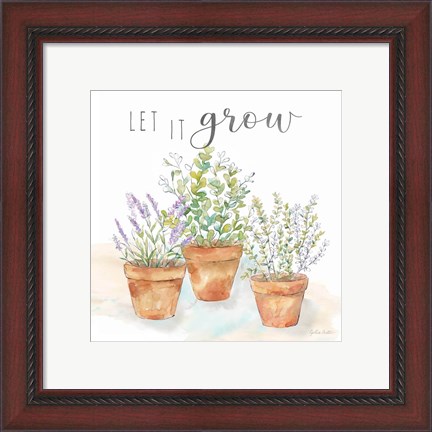 Framed Let it Grow III Print