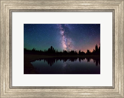 Framed Celestial Wilderness Print