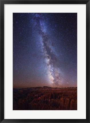 Framed Milky Way over Bryce Canyon Print