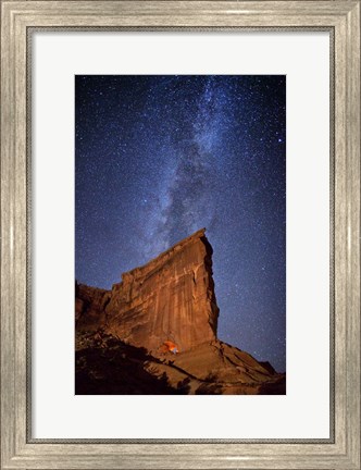 Framed Stars Hole in the Wall Print