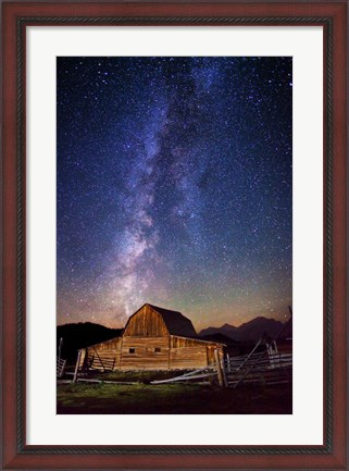 Framed Stars Moulton Barn Print