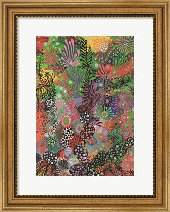 Framed Rasta Coral Print