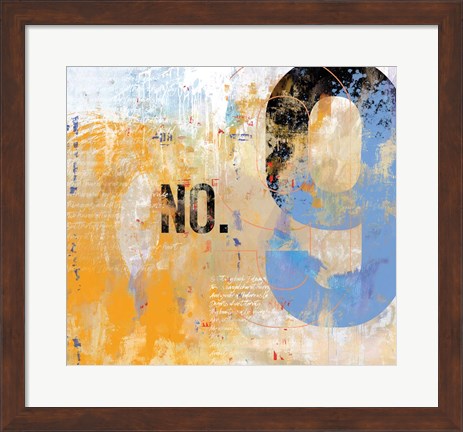 Framed Motherwell No. 9 Print