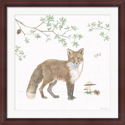 Framed Woodland Love II Print